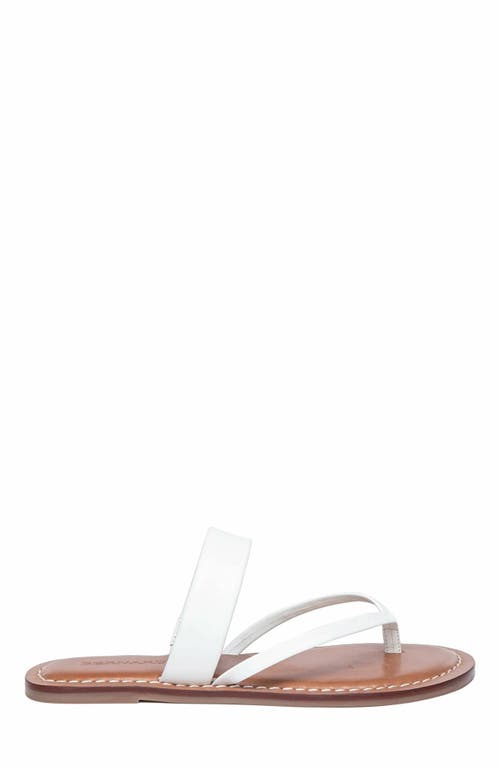 Bernardo Footwear Leia Thong Sandal in White 