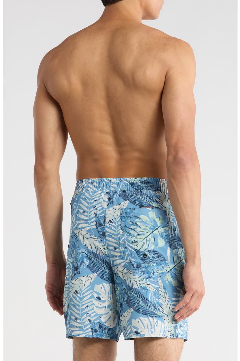 Tropic Volley Swim Shorts, Alternate, color, BLUE SHADOW