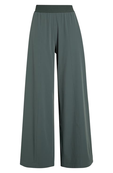 Atlas Elastic Waist Wide Leg Pants