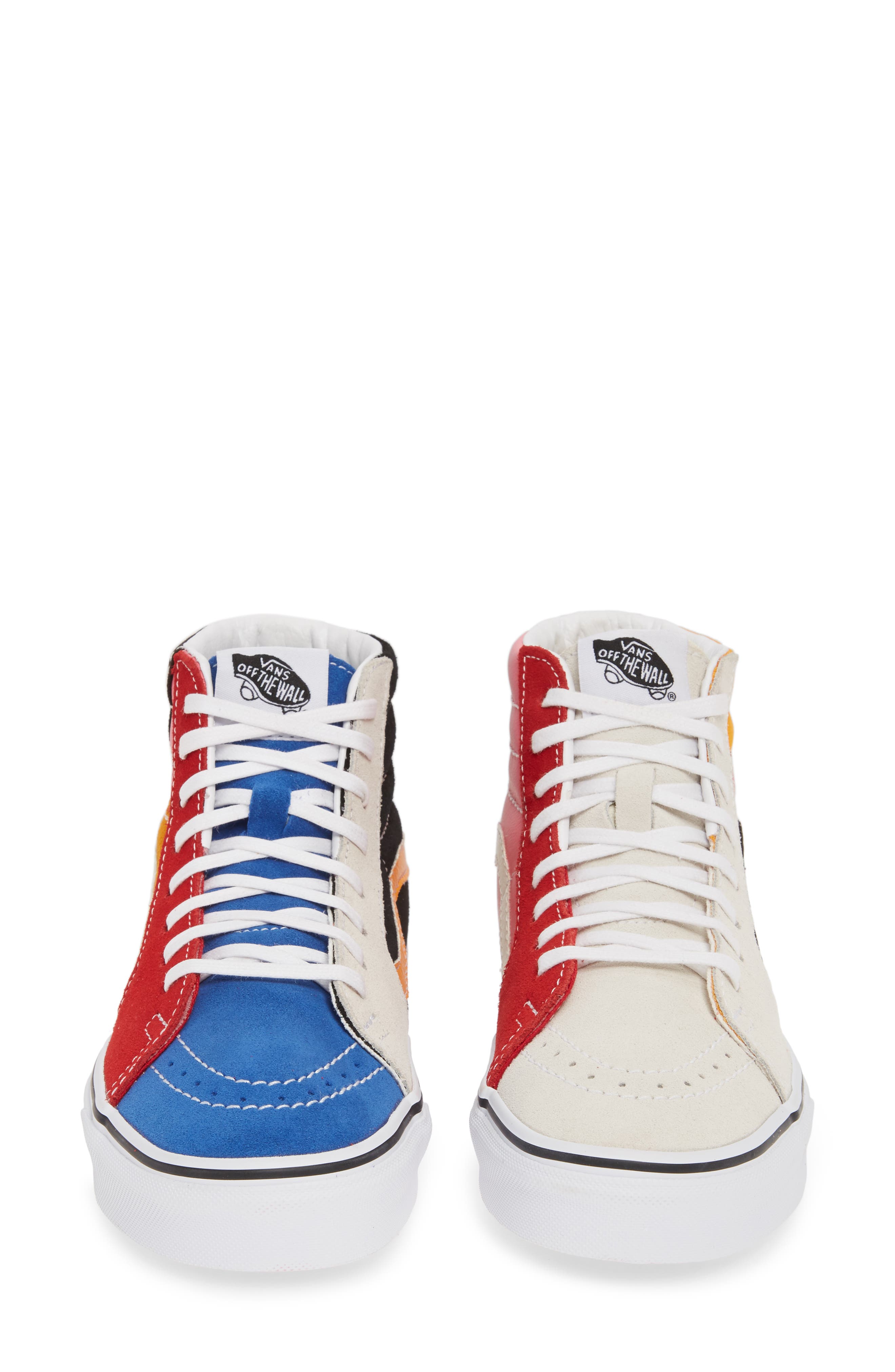 Vans Sk8-Hi Patchwork High Top Sneaker, Alternate, color, 