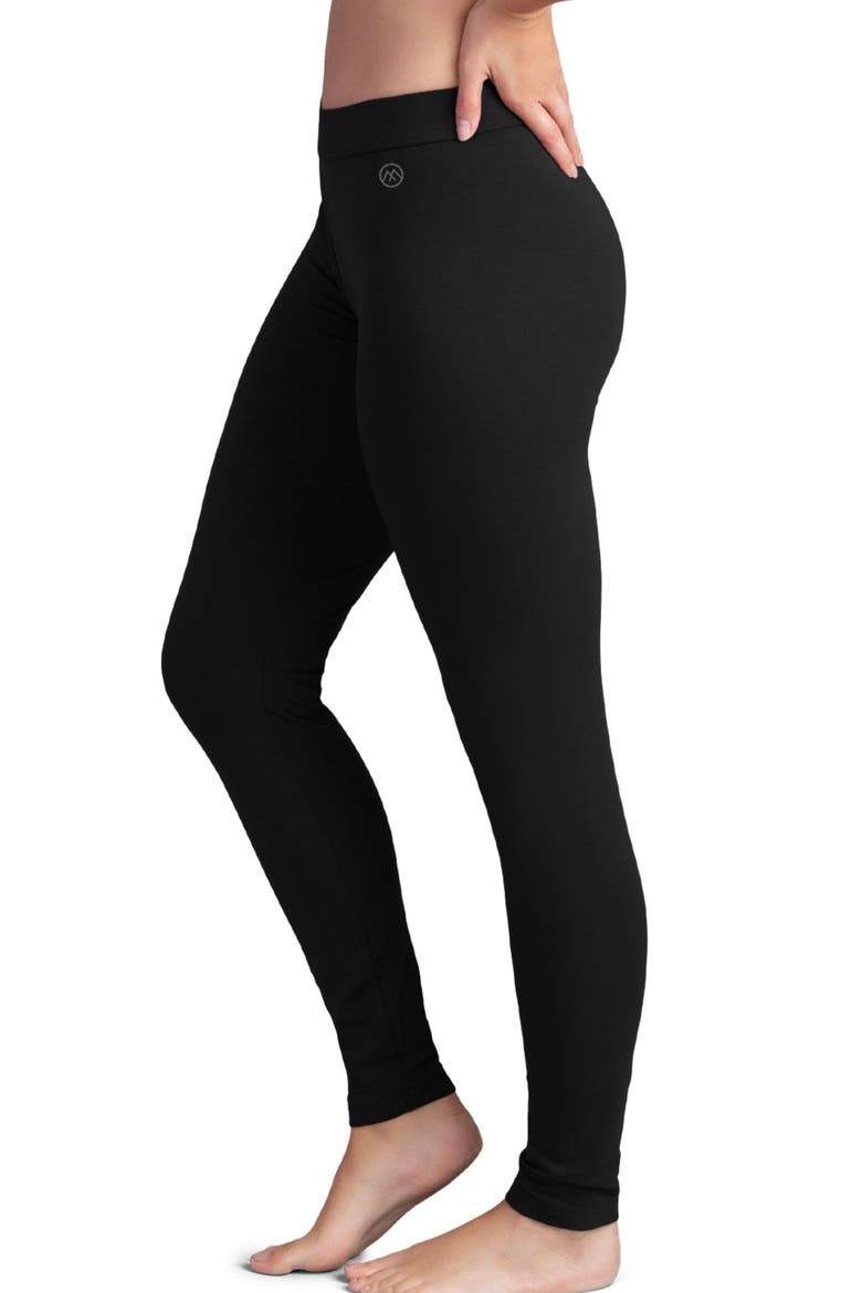 Women's Heat Thermal Long John, Alternate, color, Black