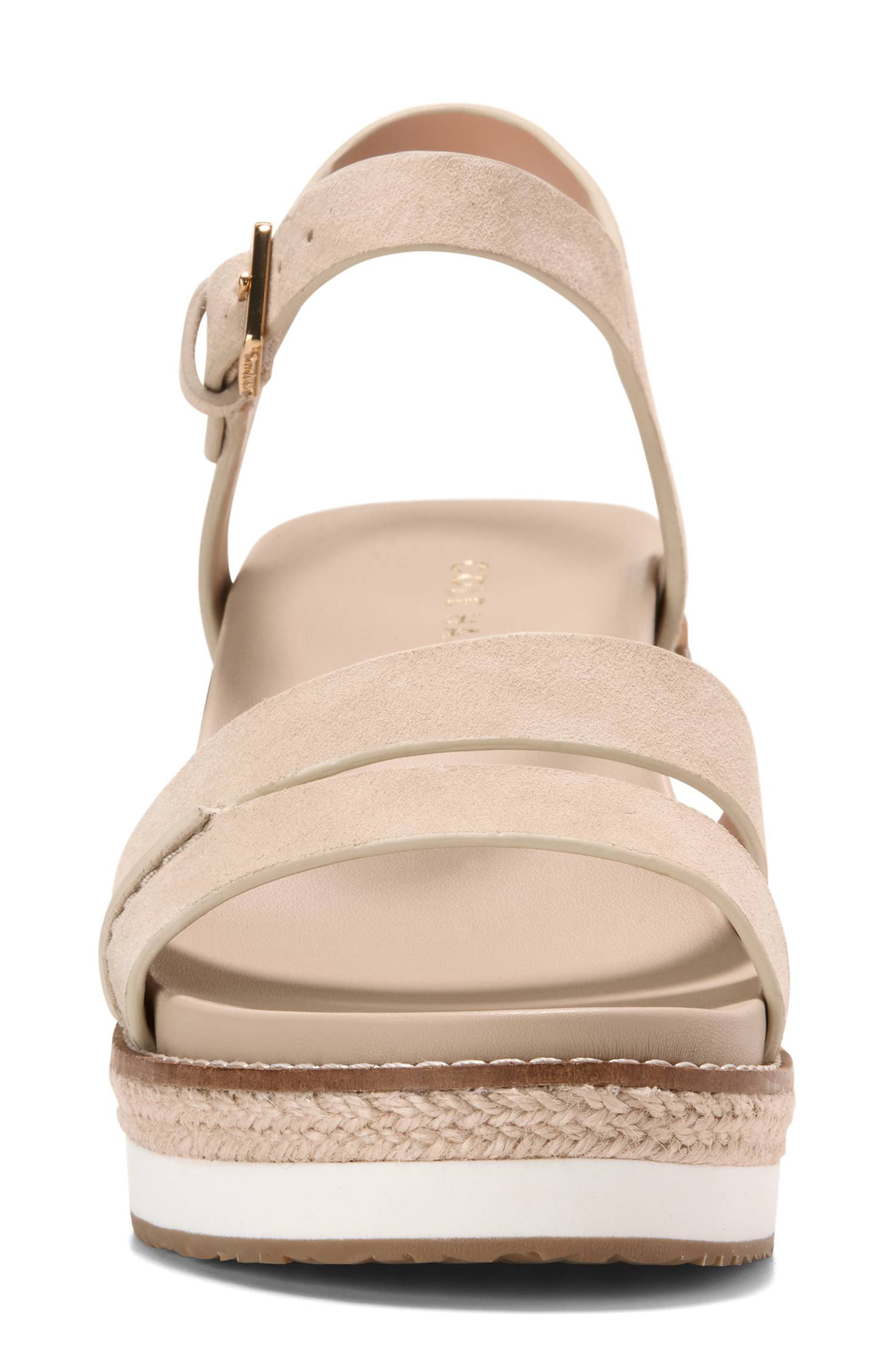 Ronnie Cloudfeel Espadrille Platform Wedge Sandal, Alternate, color, LIGHT SESAME/ NATURAL