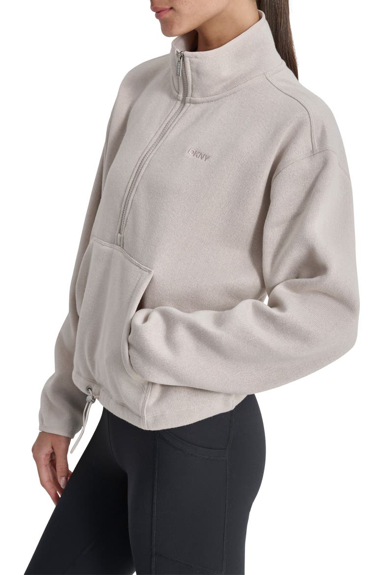 Half Zip Fleece Sweatshirt, Alternate, color, OAT