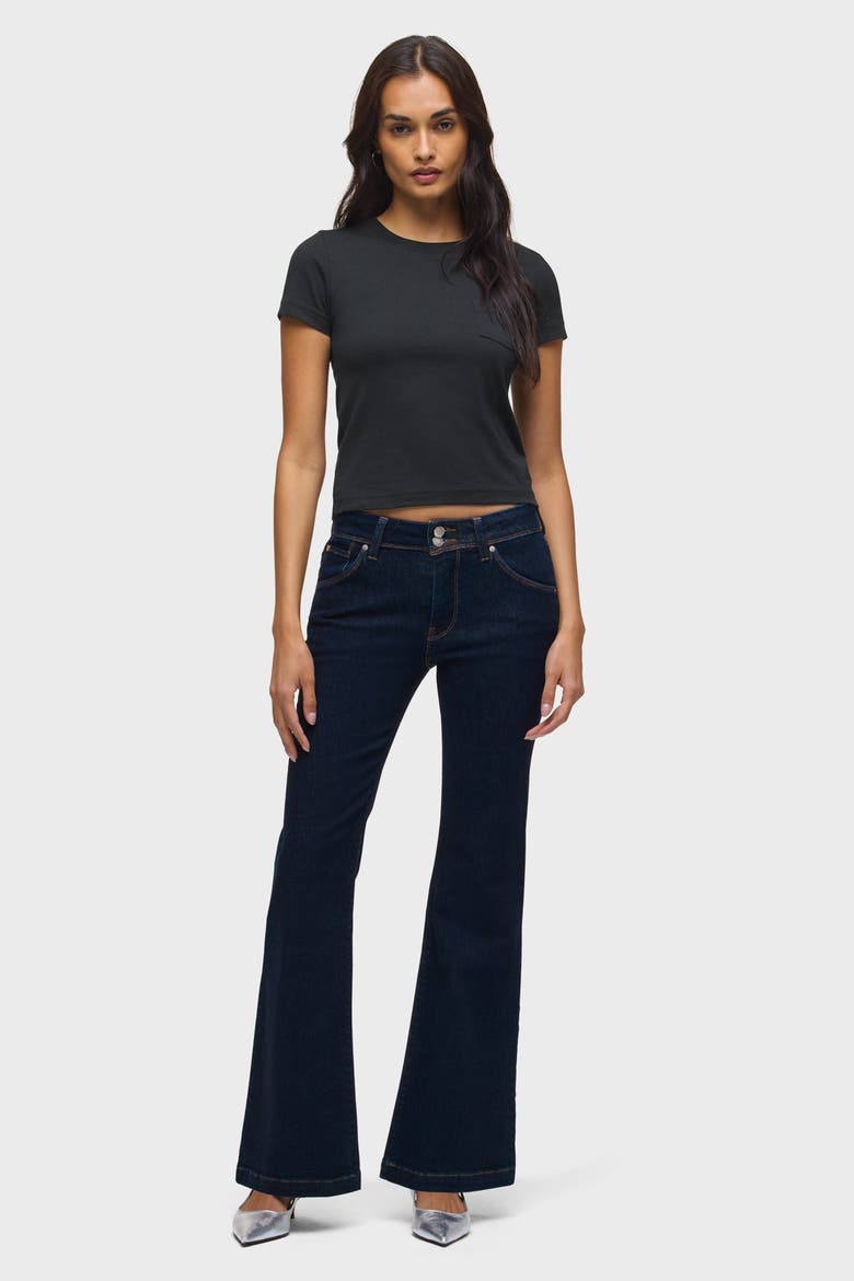 Dana High-Rise Flare, Alternate, color, Rinse