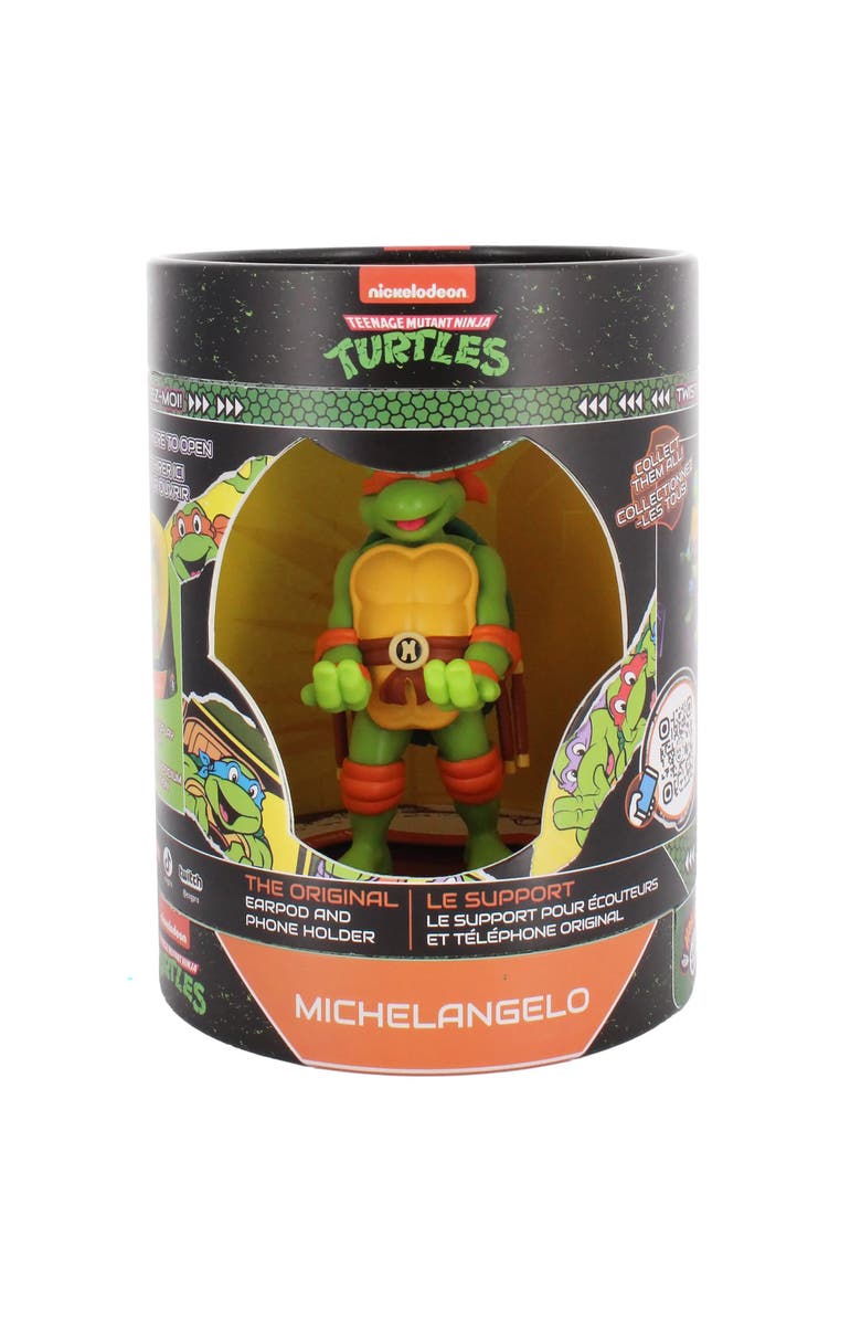 Exquisite Gaming Holdems Tmnt Michaelangelo Earbud & Phone Holder, Alternate, color, Multicolored