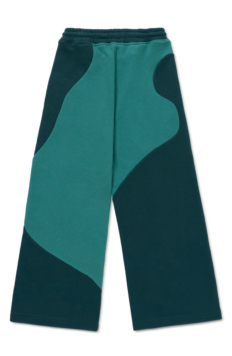 HONOR THE GIFT Curved Patchwork Wide Leg Sweatpants, Alternate, color, 