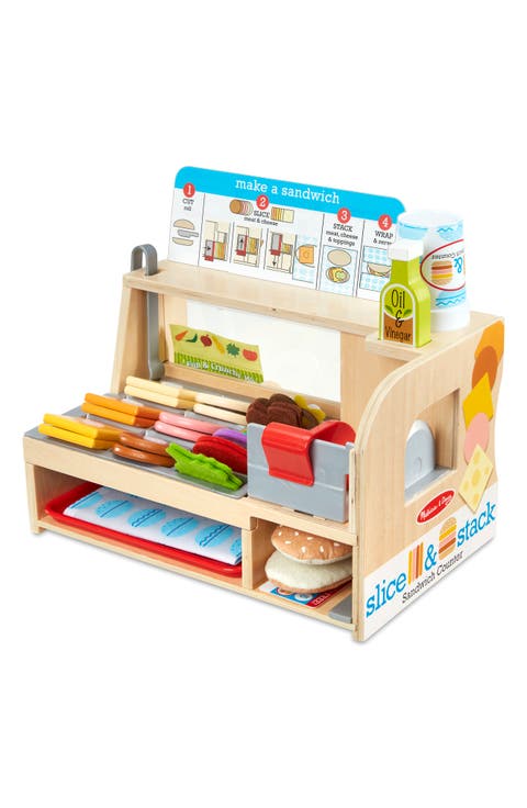 Slice & Stack 52-Piece Sandwich Counter Playset