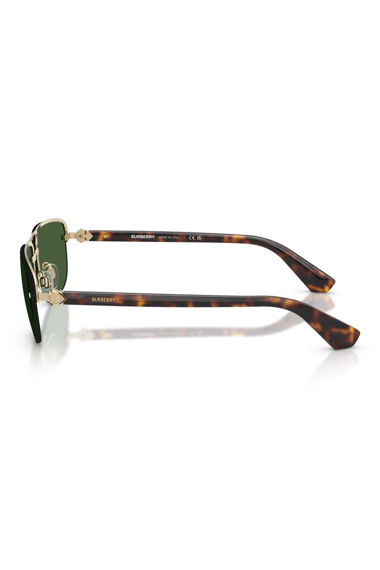 62mm Oversize Irregular Sunglasses, Alternate, color, LIGHT GOLD