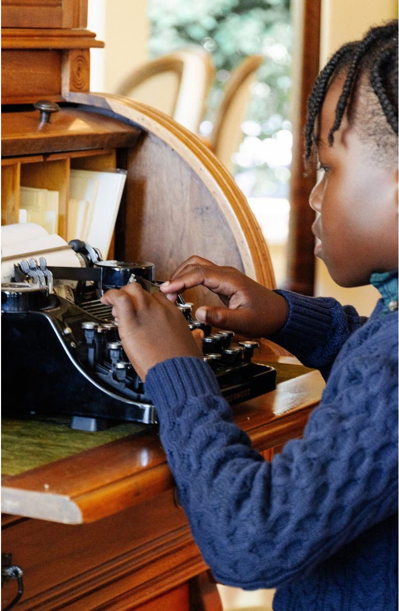 Hope & Henry Boys' Organic Fisherman Sweater, Kids, Alternate, color, 