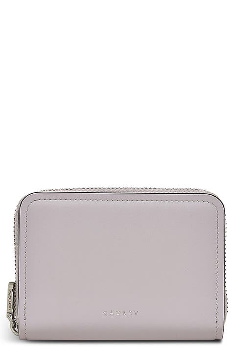 Bow Street Small Zip Leather Wallet