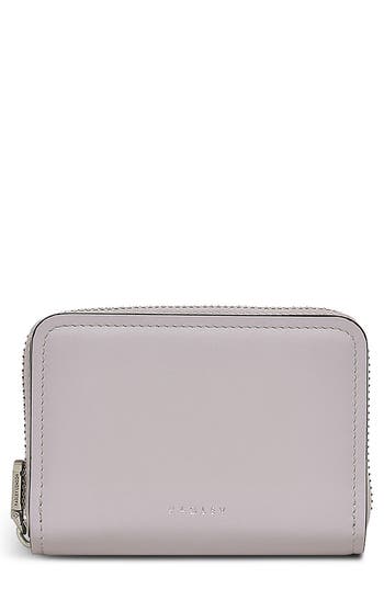 Radley Bow Street Small Zip Leather Wallet In Purple