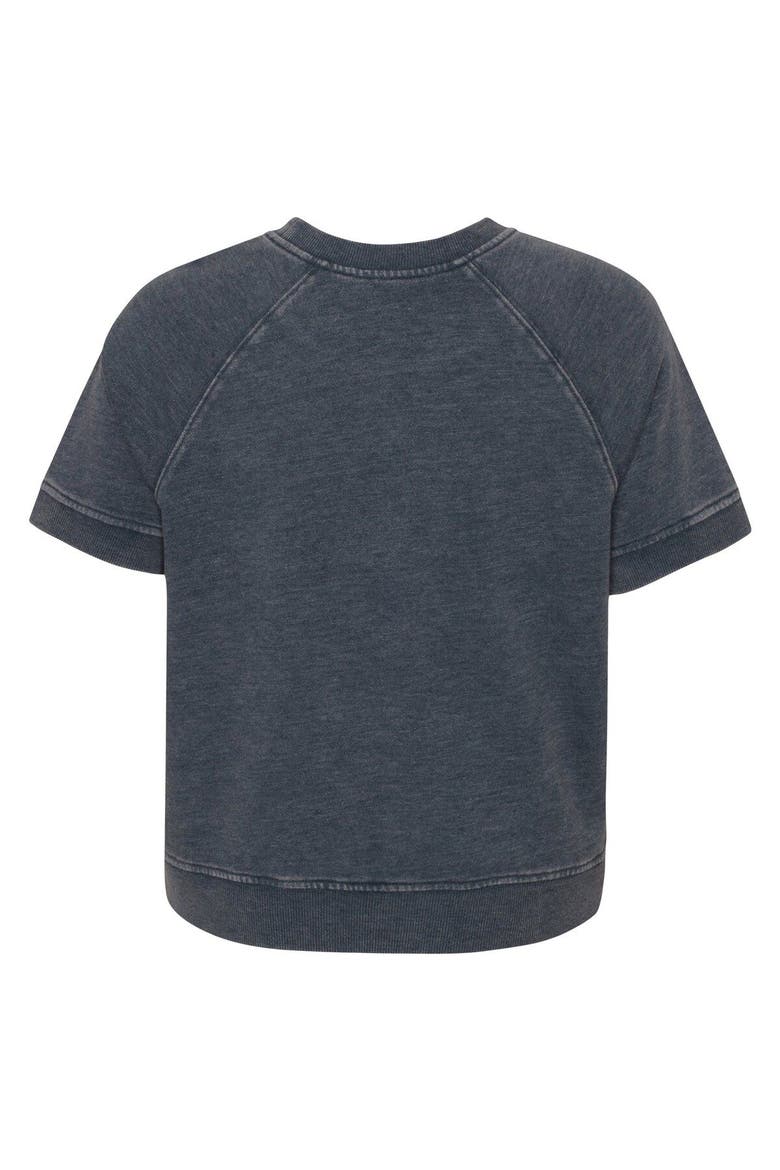 Girls Juniors Heather Charcoal Los Angeles Rams Cheer Squad Raglan T-Shirt, Alternate, color, Heather Charcoal