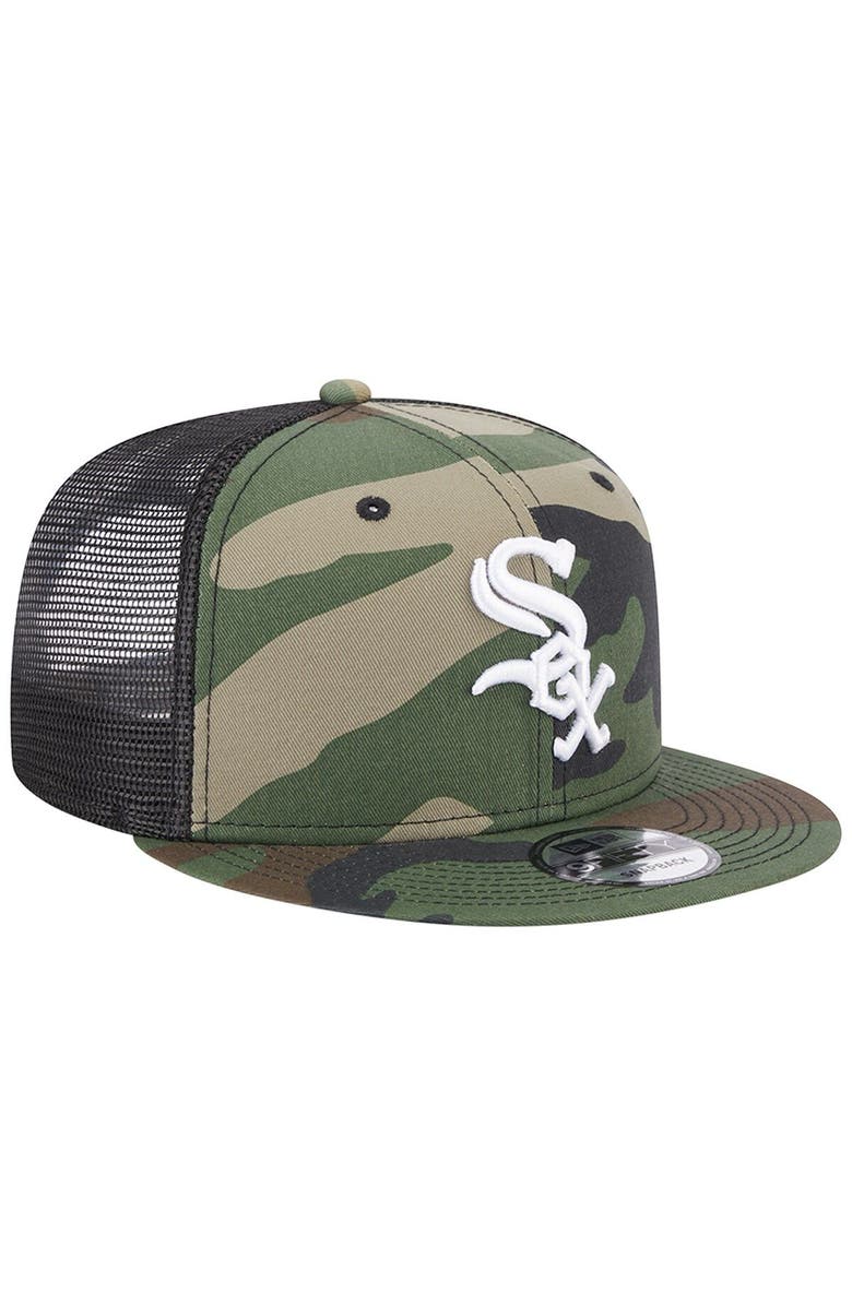 New Era Men's New Era Camo Chicago White Sox Trucker 9FIFTY Snapback Hat, Alternate, color, Camo