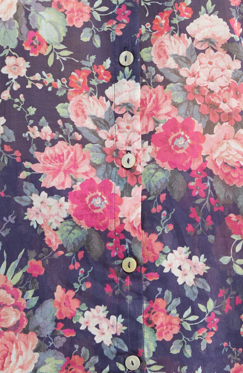 Papinelle Grace Cotton & Silk Short Pajamas, Alternate, color, Grace Floral