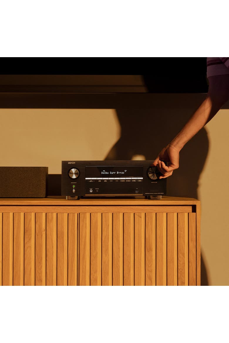 AVR-X3900H 9.4 Channel 8K Home Theater Receiver with Dolby Atmos & HEOS Built-In, Alternate, color, Black