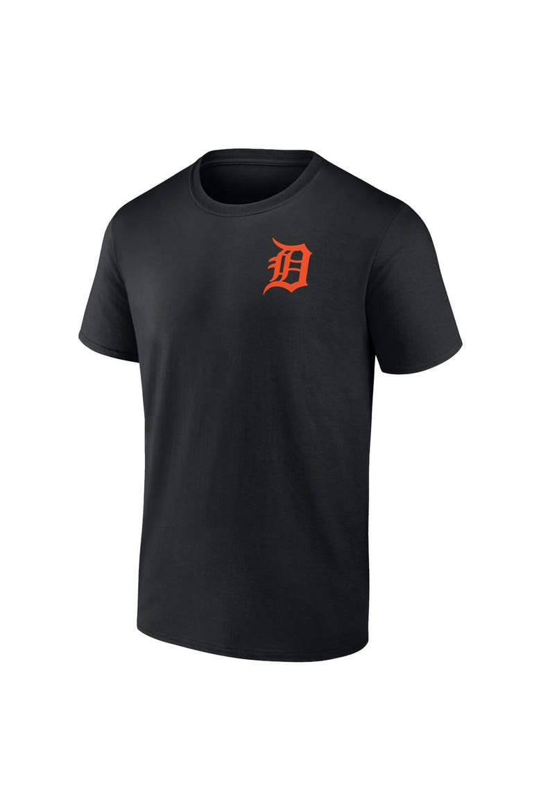 Men's Profile  Black Detroit Tigers Big & Tall Two-Sided Graphic T-Shirt, Alternate, color, Black
