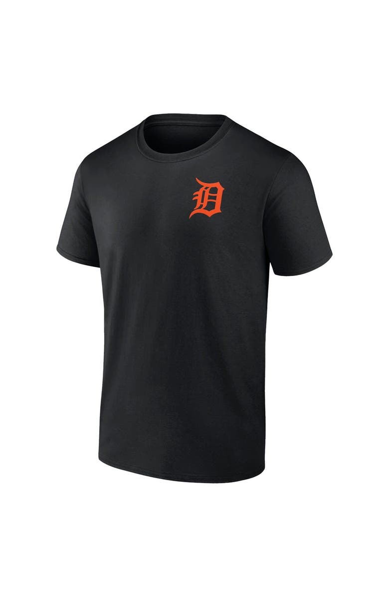 FANATICS Men's Profile Black Detroit Tigers Big & Tall Two-Sided Graphic T-Shirt, Alternate, color, Black