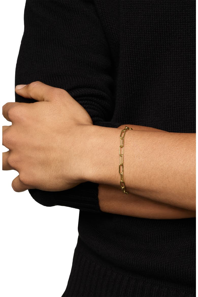 Men's DY Madison® Chain Bracelet in 18K Yellow Gold, 4mm, Alternate, color, GOLD
