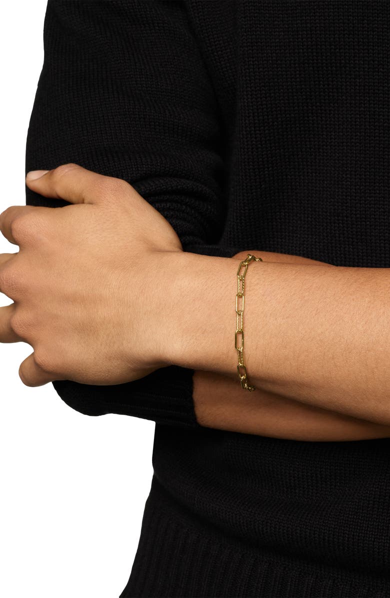 David Yurman Men's DY Madison<sup>®</sup> Chain Bracelet in 18K Yellow Gold, 4mm, Alternate, color, Gold