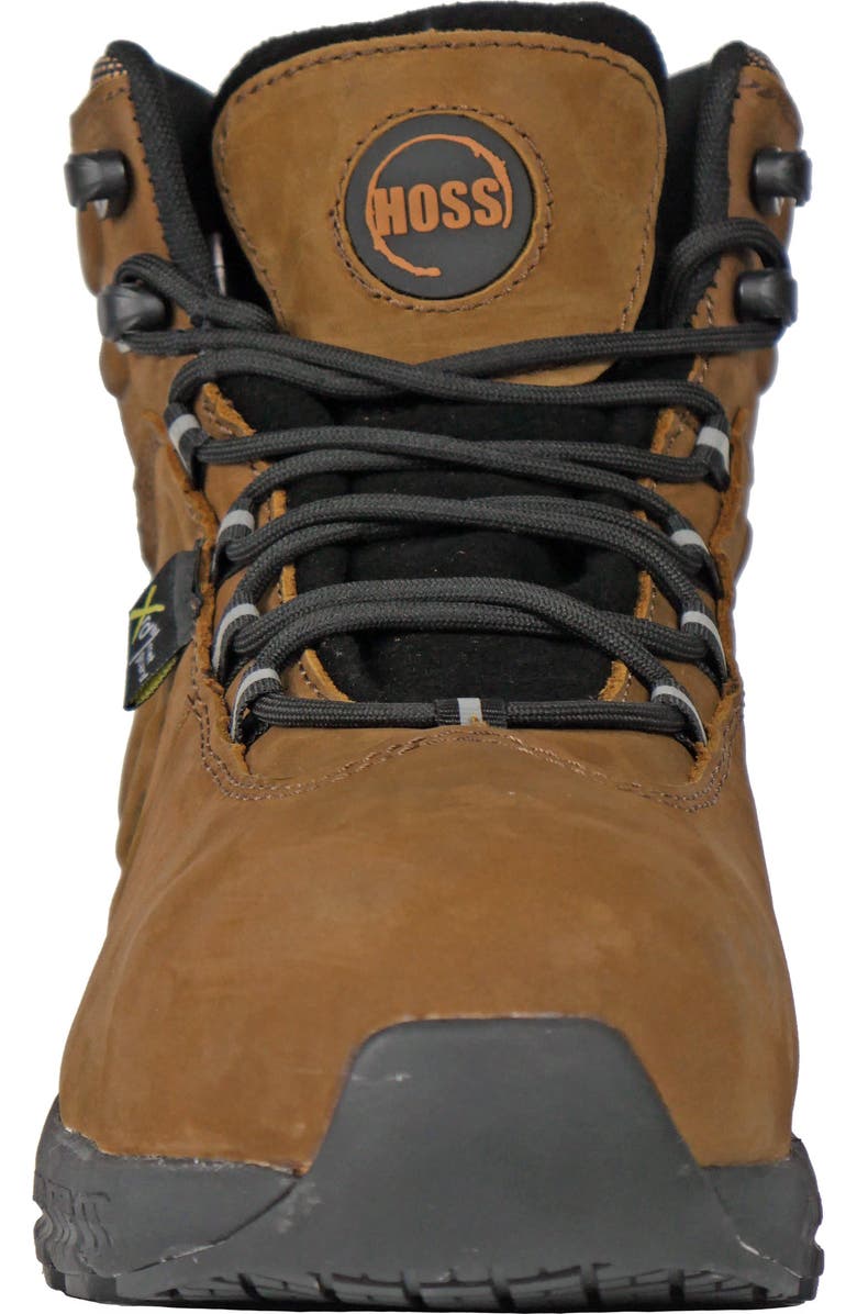 Hoss Boot Company HOSS Tikaboo Composite Toe Met Guard Work Shoe, Alternate, color, Brown