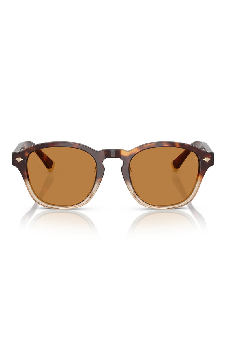 50mm Square Sunglasses, Main, color, HAVANA / CRYSTAL / PECAN