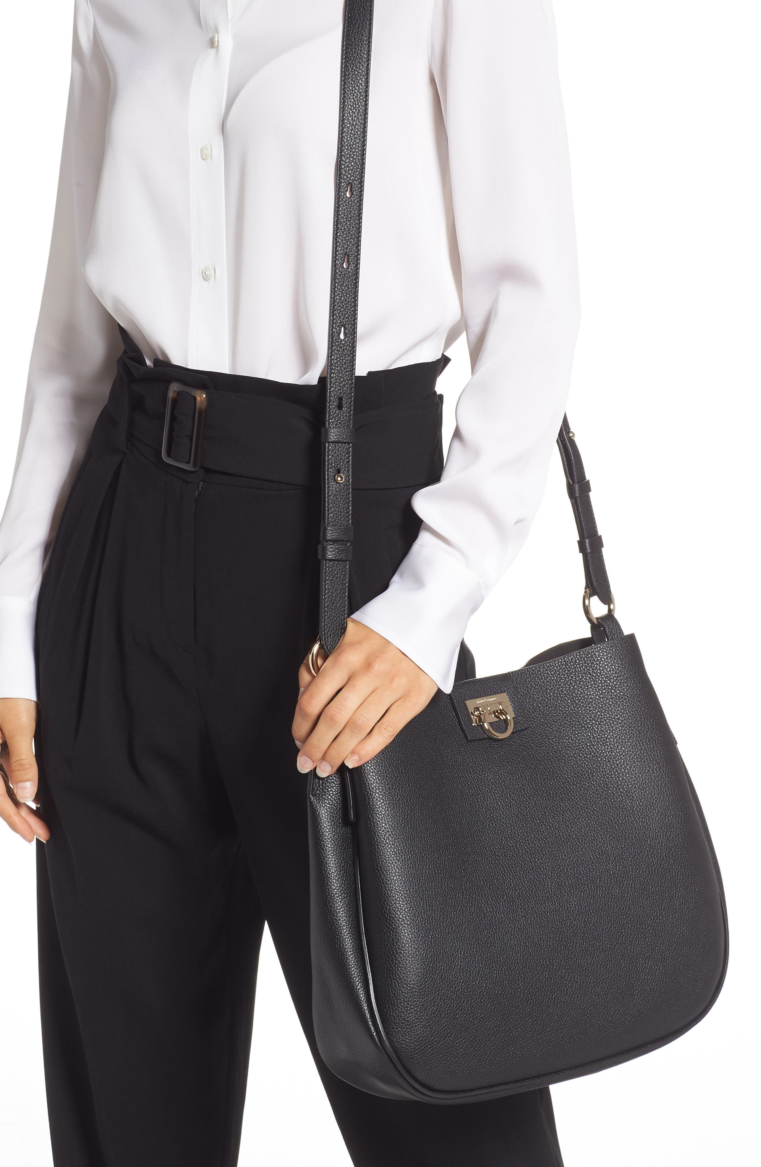 FERRAGAMO Salvatore Ferragamo Medium Hobo, Alternate, color, 