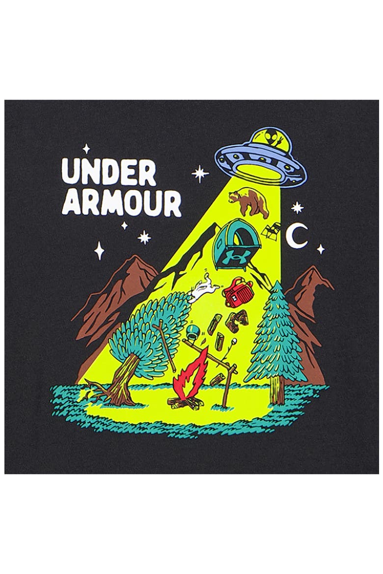 Kids' Camp UFO T-Shirt & Joggers Set, Alternate, color, BLACK