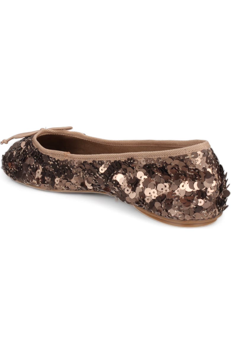Love Rio Allegra Sequin Ballet Flat, Alternate, color, Copper