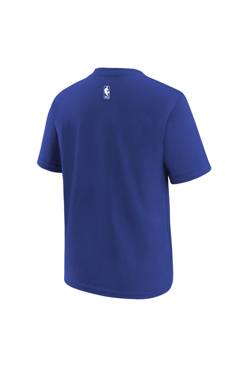 Youth Nike Light Beige/Blue New York Knicks 2025/26 City Edition Max90 T-Shirt, Alternate, color, Light Beige