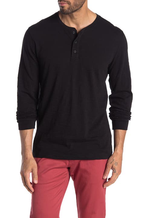 Long Sleeve Henley T-Shirt