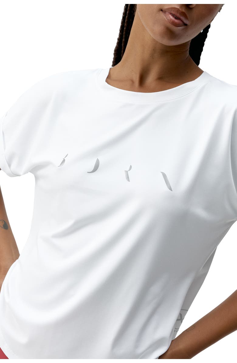 Born Living Yoga Azami Performance Sport T-Shirt, Alternate, color, White