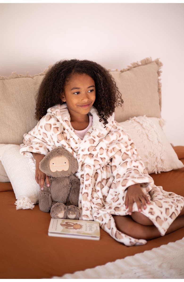 Nordstrom Kids' Slumberkins Leopard Robe, Alternate, color,