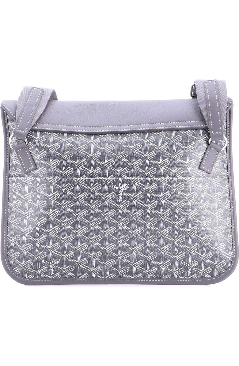 Pre-Owned Goyard Coursier Messenger Bag Coated Canvas and Leather, Alternate, color, Gray