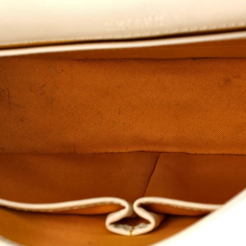 Pre-owned Goyard  Goyard Belvedere Ii Messenger Bag Coated Canvas Pm In White
