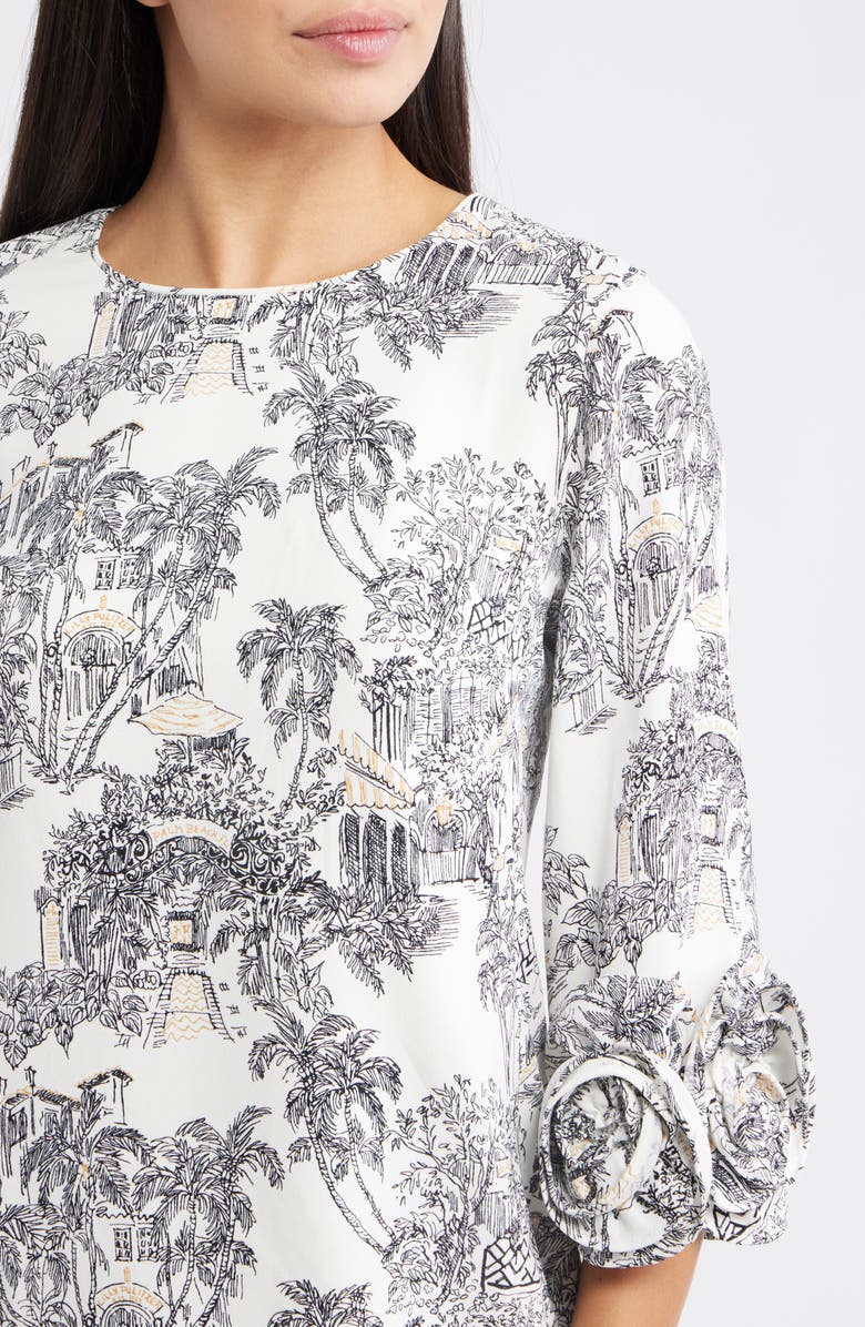 Lilly Pulitzer<sup>®</sup> Lu Print Shift Dress, Alternate, color, Coconut Pb Anniversary Toile