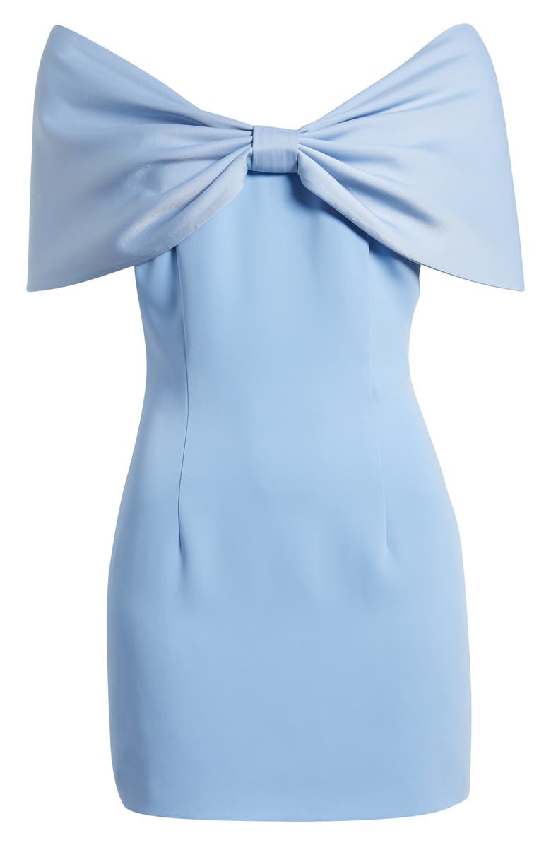 Sonya Moda Belluno Off the Shoulder Minidress, Alternate, color, Azzuro