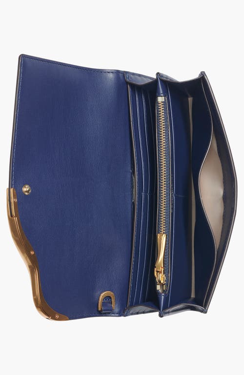 Donna Karan New York Malverne Wristlet In Blue