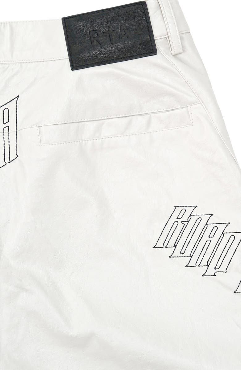 RtA Rami Biker Shorts, Alternate, color, Grey