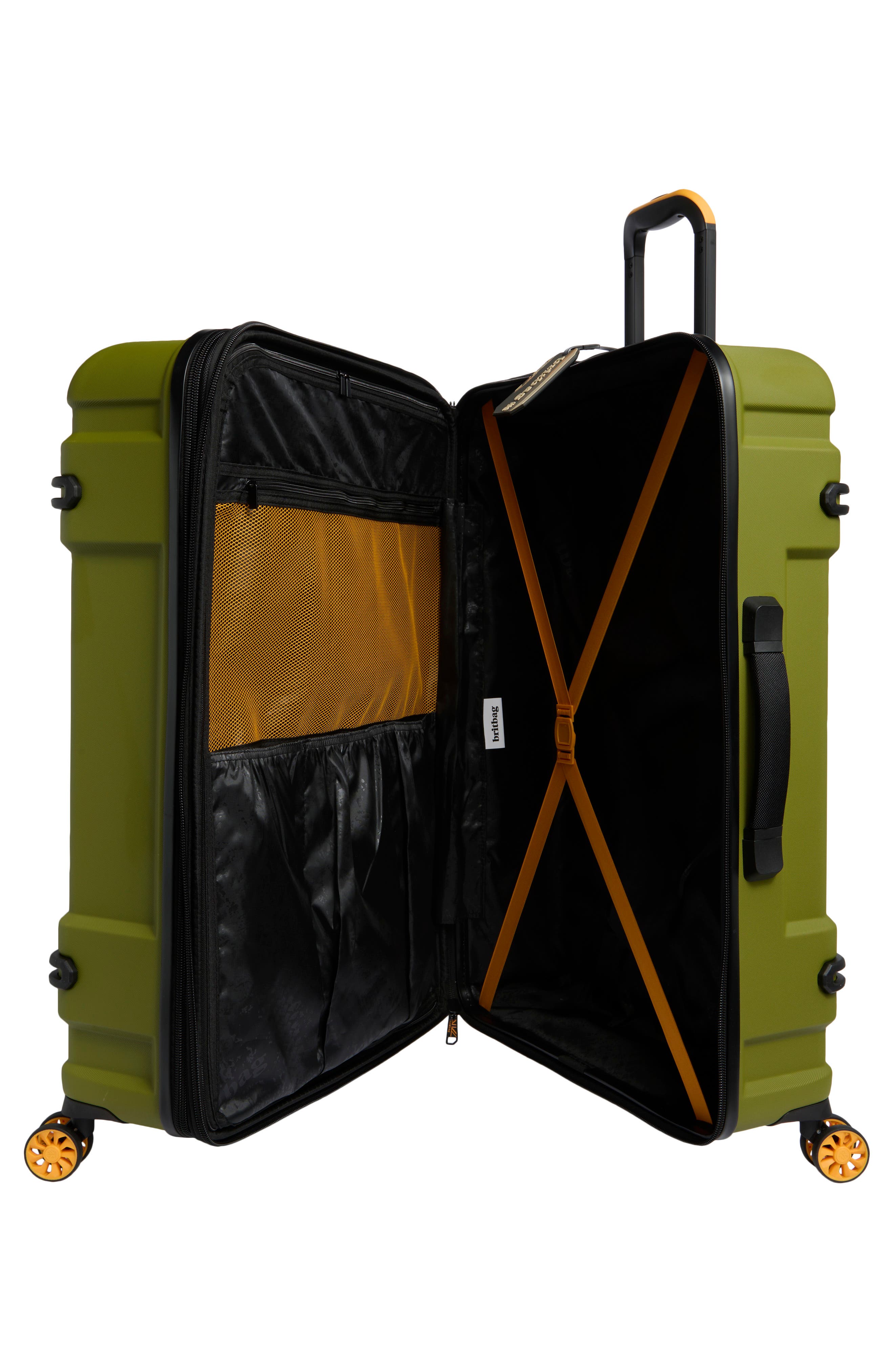 Britbag Shielding 31-Inch Hardside Spinner Luggage, Alternate, color, Guacamole