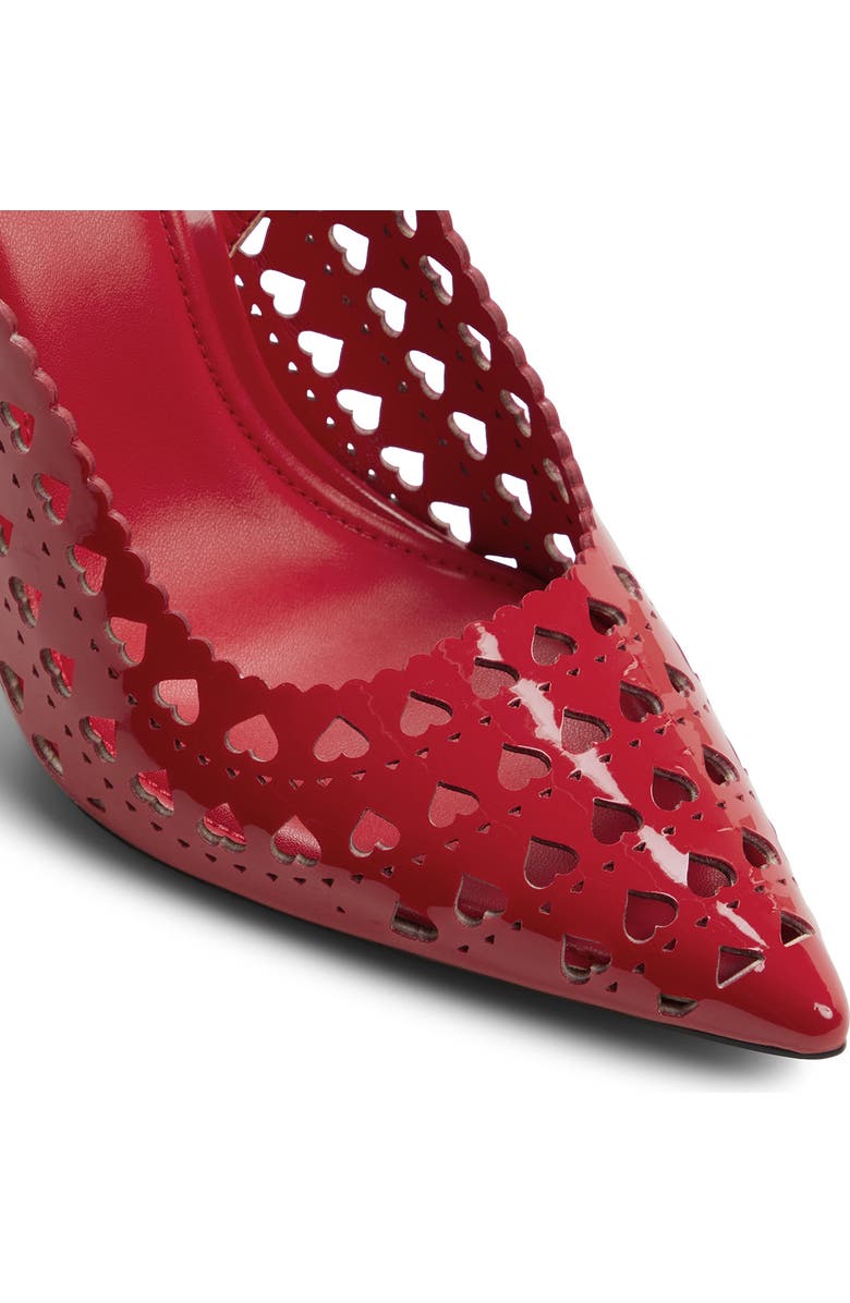 ALDO Love Slingback Pointed Toe Pump, Alternate, color, Medium Red