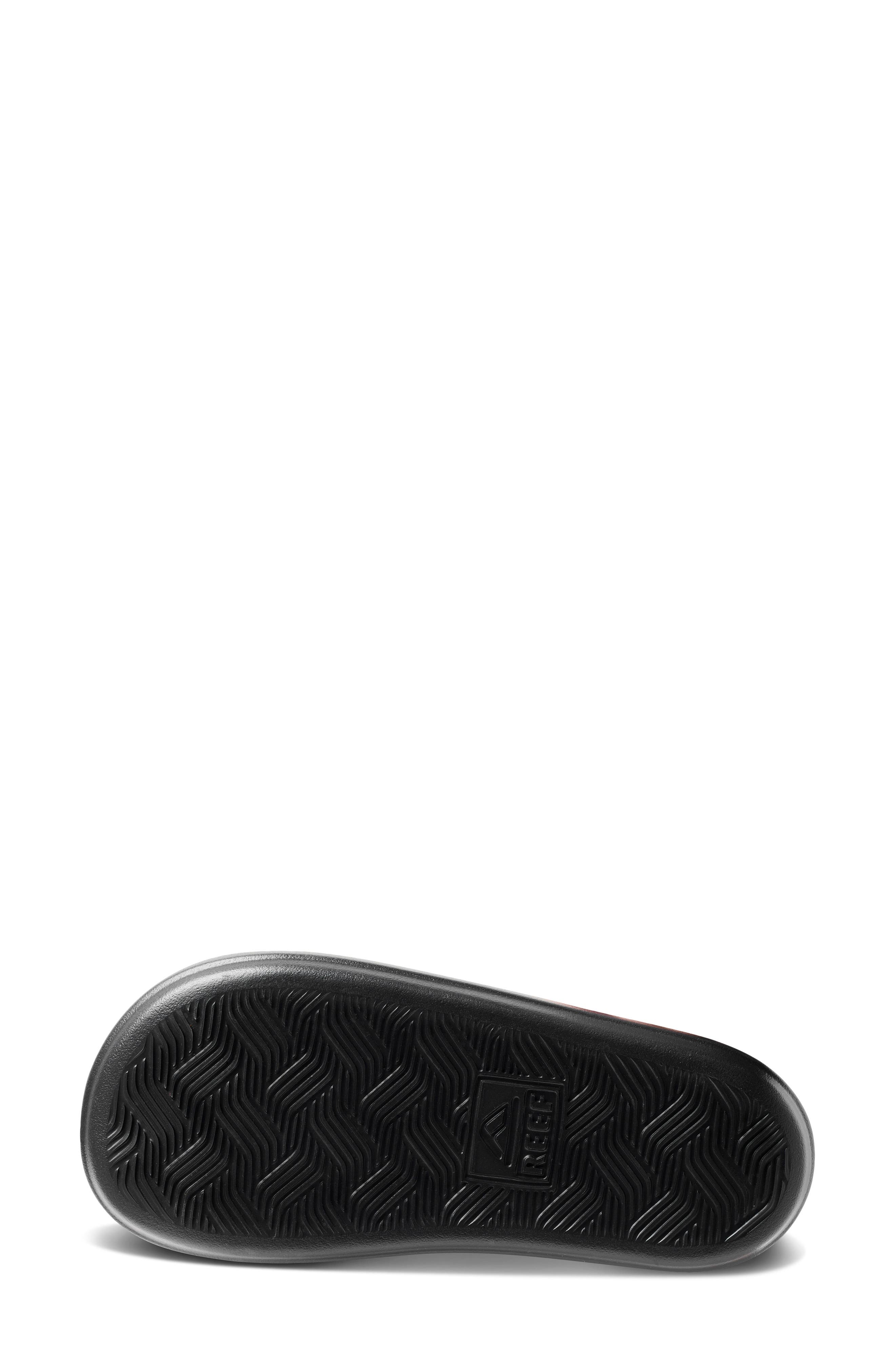 Reef Bondi Waterproof Platform Slide Sandal, Alternate, color, Black/ Black