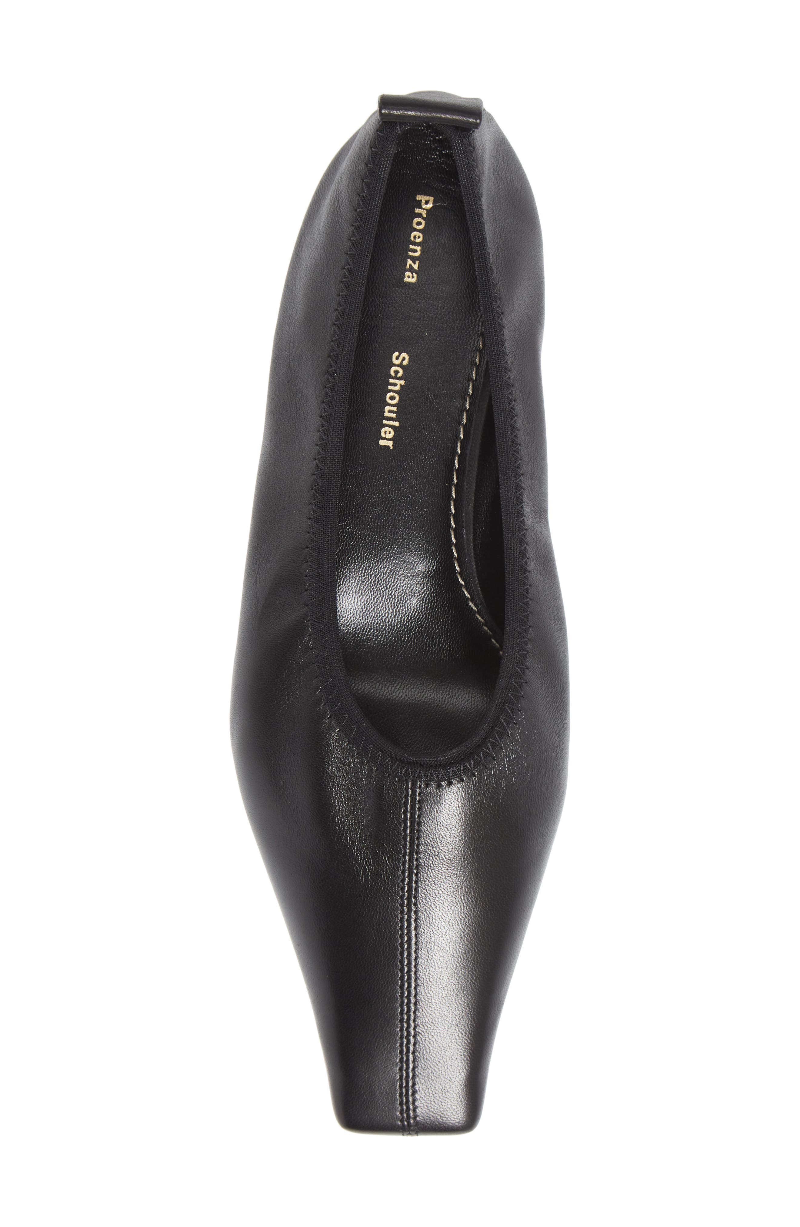Proenza Schouler Trap Square Toe Flat, Alternate, color, 