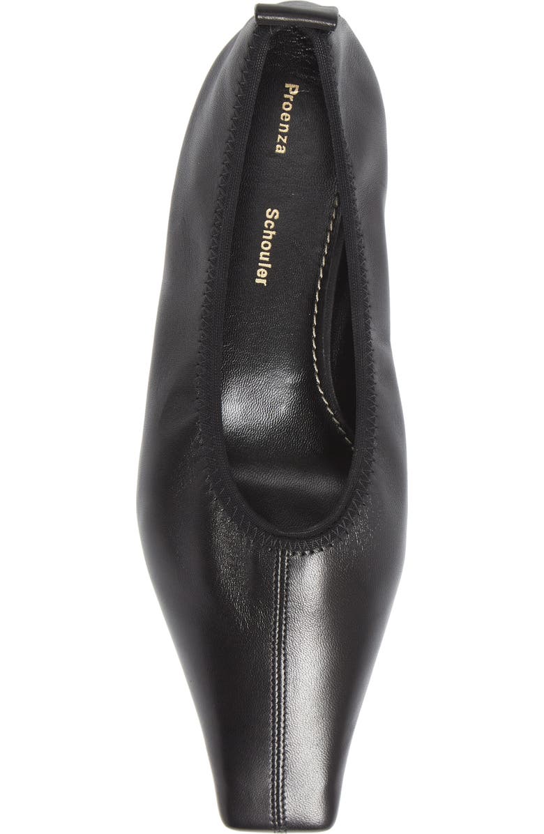 Proenza Schouler Trap Square Toe Flat, Alternate, color,