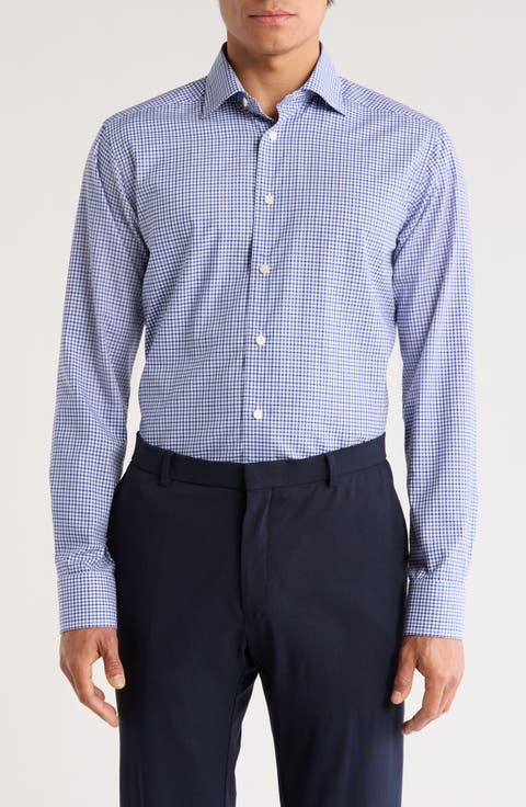 Slim Fit Tatersol Check Dress Shirt