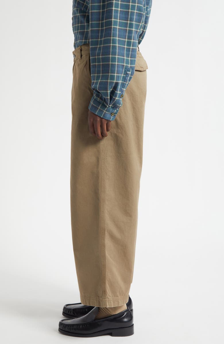 ERL Gender Inclusive Crop Chinos, Alternate, color, Taupe