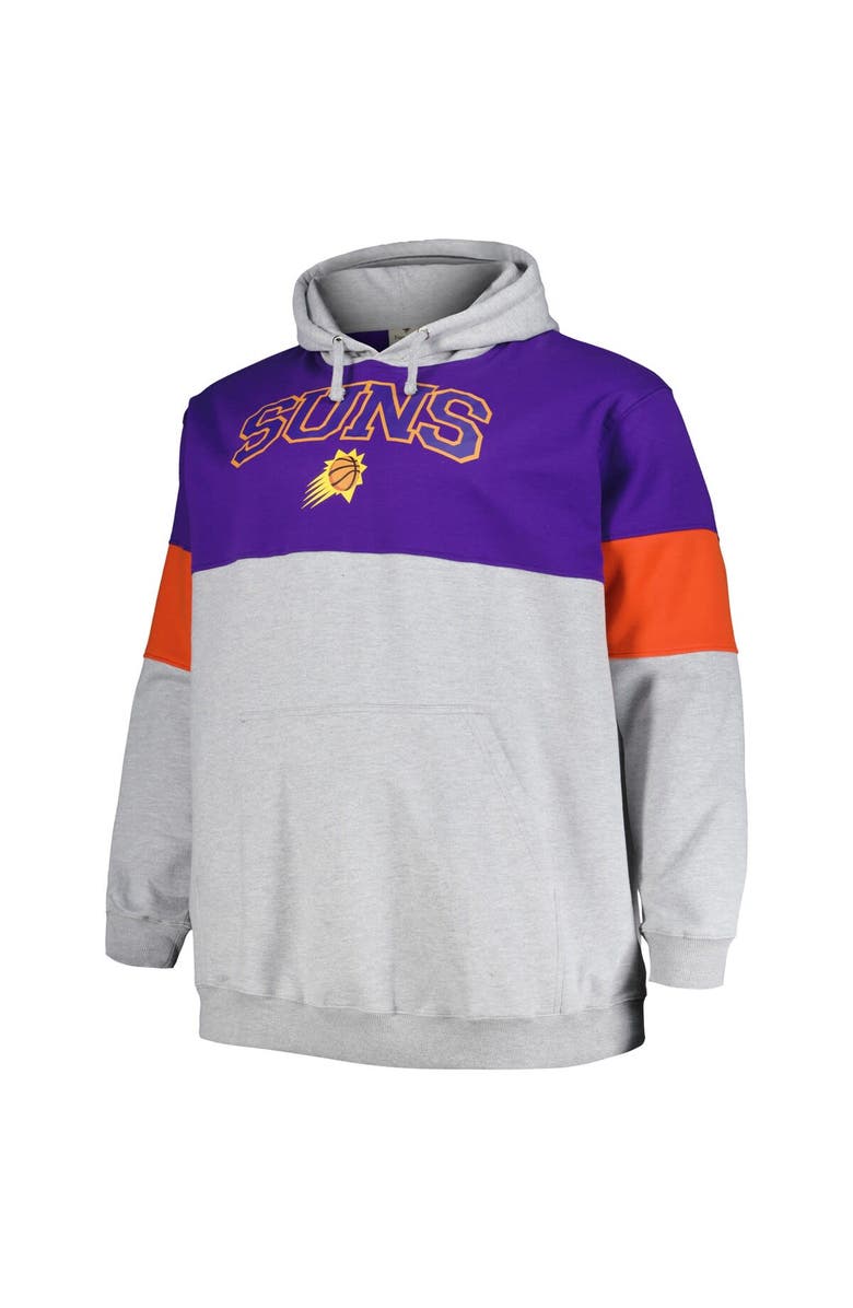 FANATICS Men's Fanatics Branded Purple/Orange Phoenix Suns Big & Tall Pullover Hoodie, Alternate, color, Purple