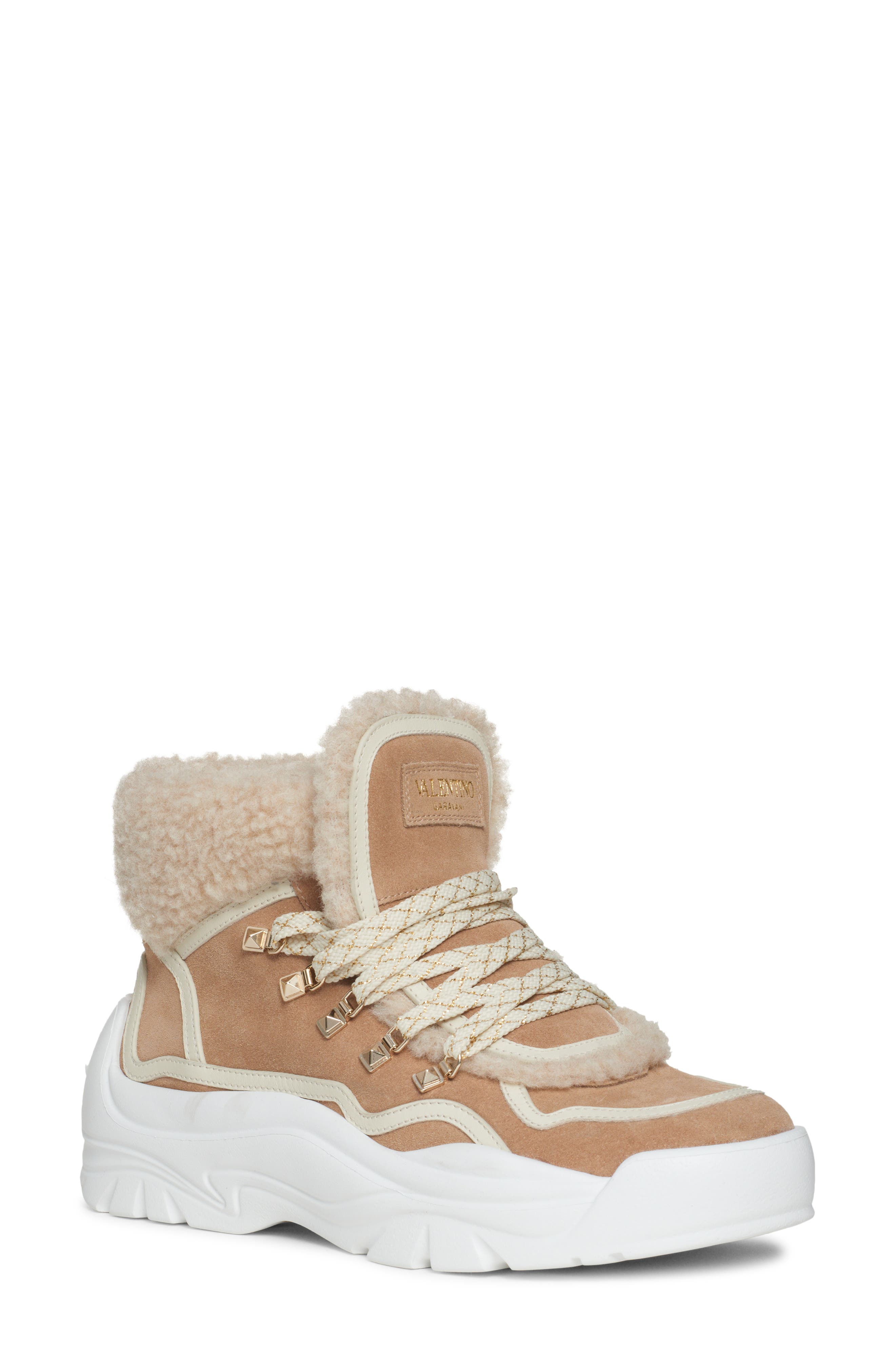 Valentino Garavani Gumboy Wool Lined Sneaker, Main, color, 