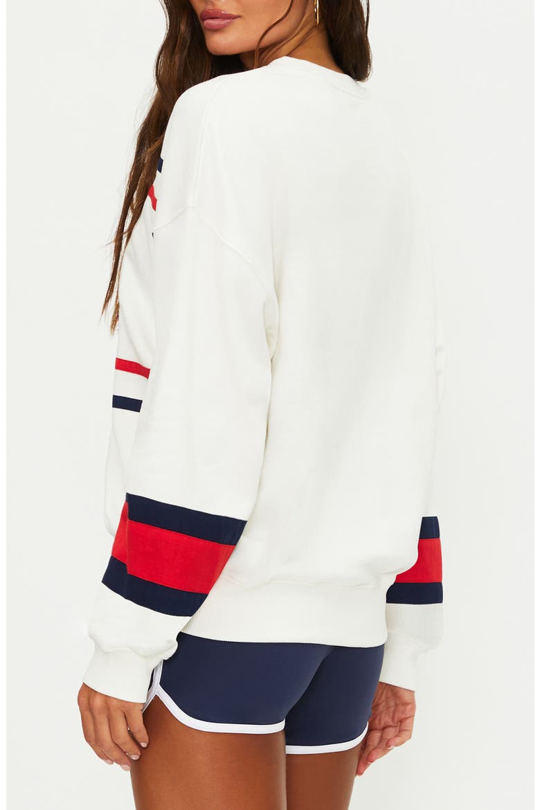 Devyn Oversize Sweatshirt, Alternate, color, FIREWORK COLORBLOCK