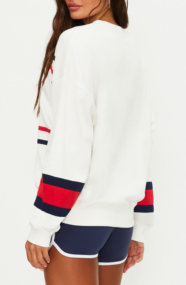 Beach Riot Devyn Oversize Sweatshirt, Alternate, color, Firework Colorblock