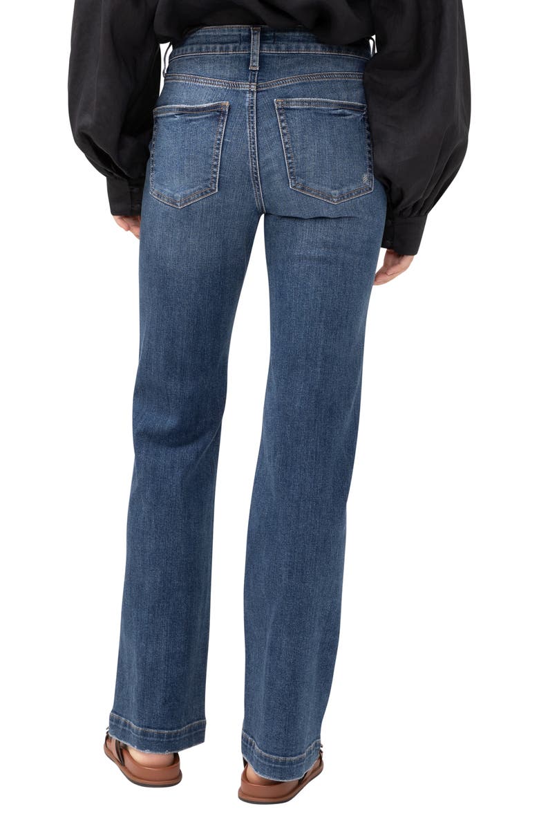 Silver Jeans Co. Avery Curvy Relaxed Straight Leg Trouser Jeans, Alternate, color,